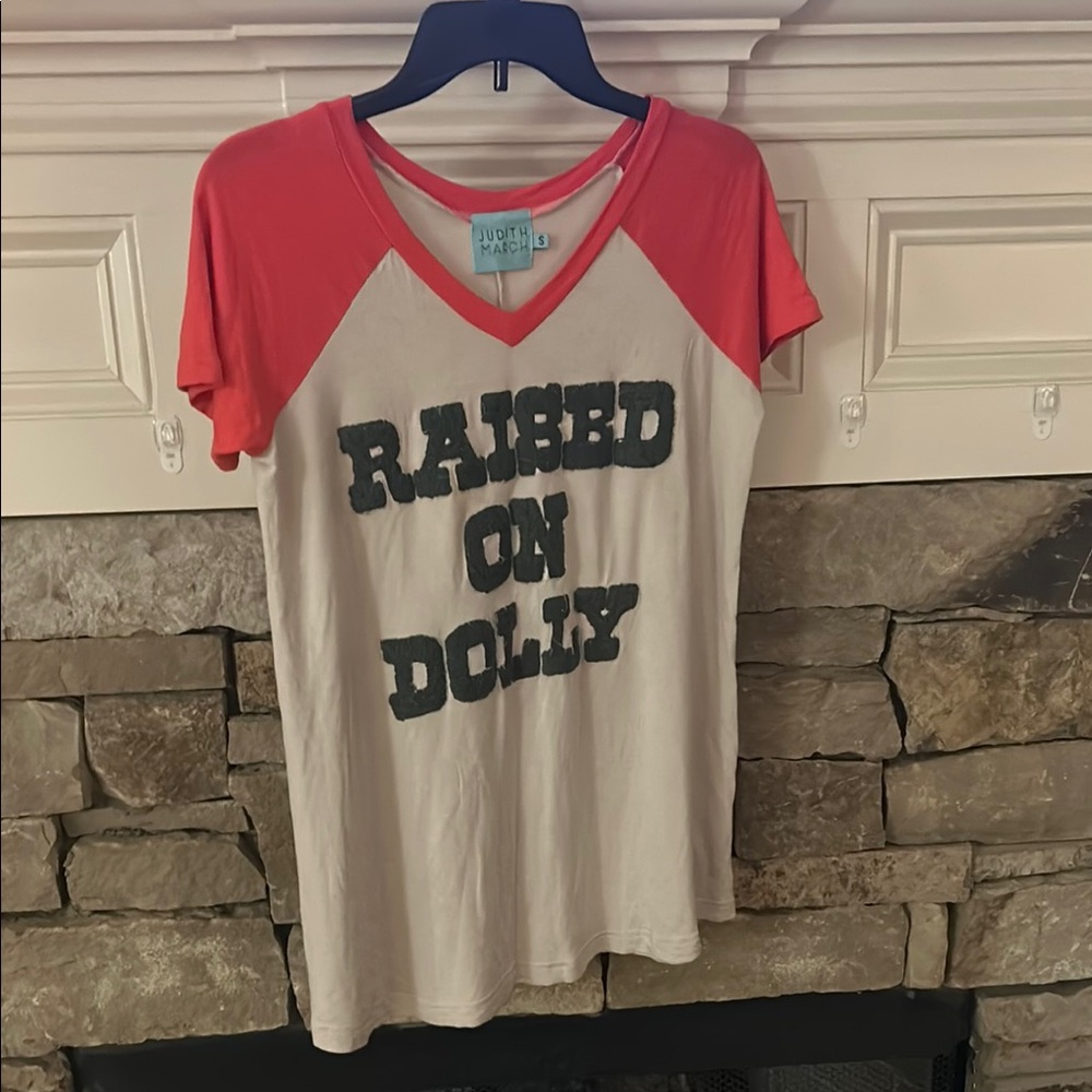 Judith March Red and Cream Dolly Tee